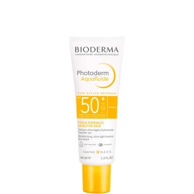 Bioderma Photoderm Aquafluide Хидратиращ слънцезащитен аквафлуид за лице за чувствителна кожа SPF50+ х 40 мл | BIODERMA