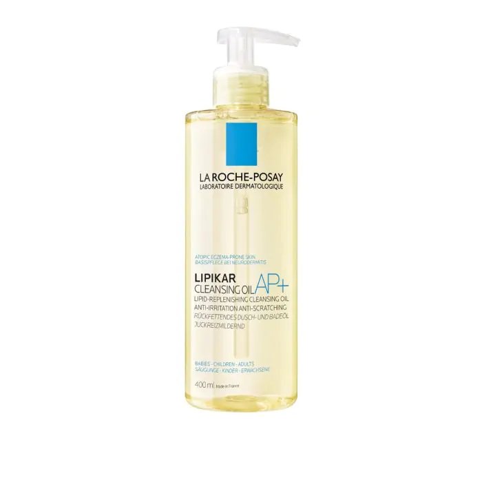 La Roche-Posay Lipikar AP+ Липидовъзстановяващо измиващо олио за бебета, деца и възрастни 400 мл | La Roche-Posay