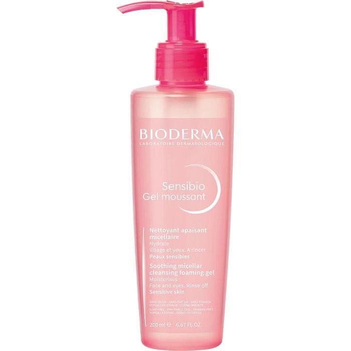 Bioderma Sensibio Мек измиващ гел с интензивно хидратиращо действие за чувствителна кожа x 200 мл | BIODERMA