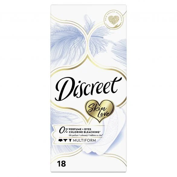 Discreet ежедневни дамски превръзки Skin Love х 18 бр. | Procter&Gamble