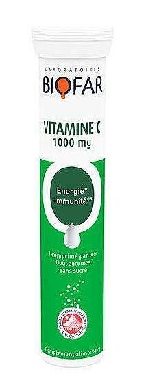 Биофар витамин C 1000 mg х 20 еф. табл. | Biofar Laboratoires