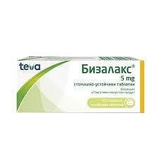 Бизалакс при запек 5 мг х 30 табл. | Teva Pharmaceuticals