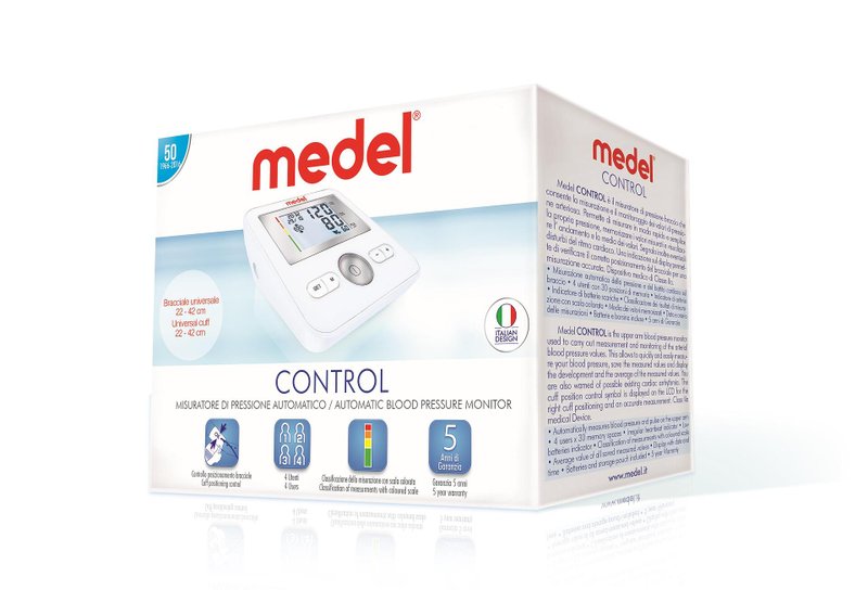 Medel Control Автоматичен апарат за кръвно налягане с индикатор за ...