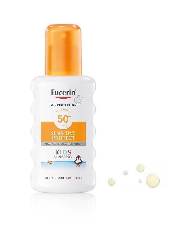 Eucerin Sensitive Protect Слънцезащитен спрей за деца SPF50+ х200 мл | Eucerin
