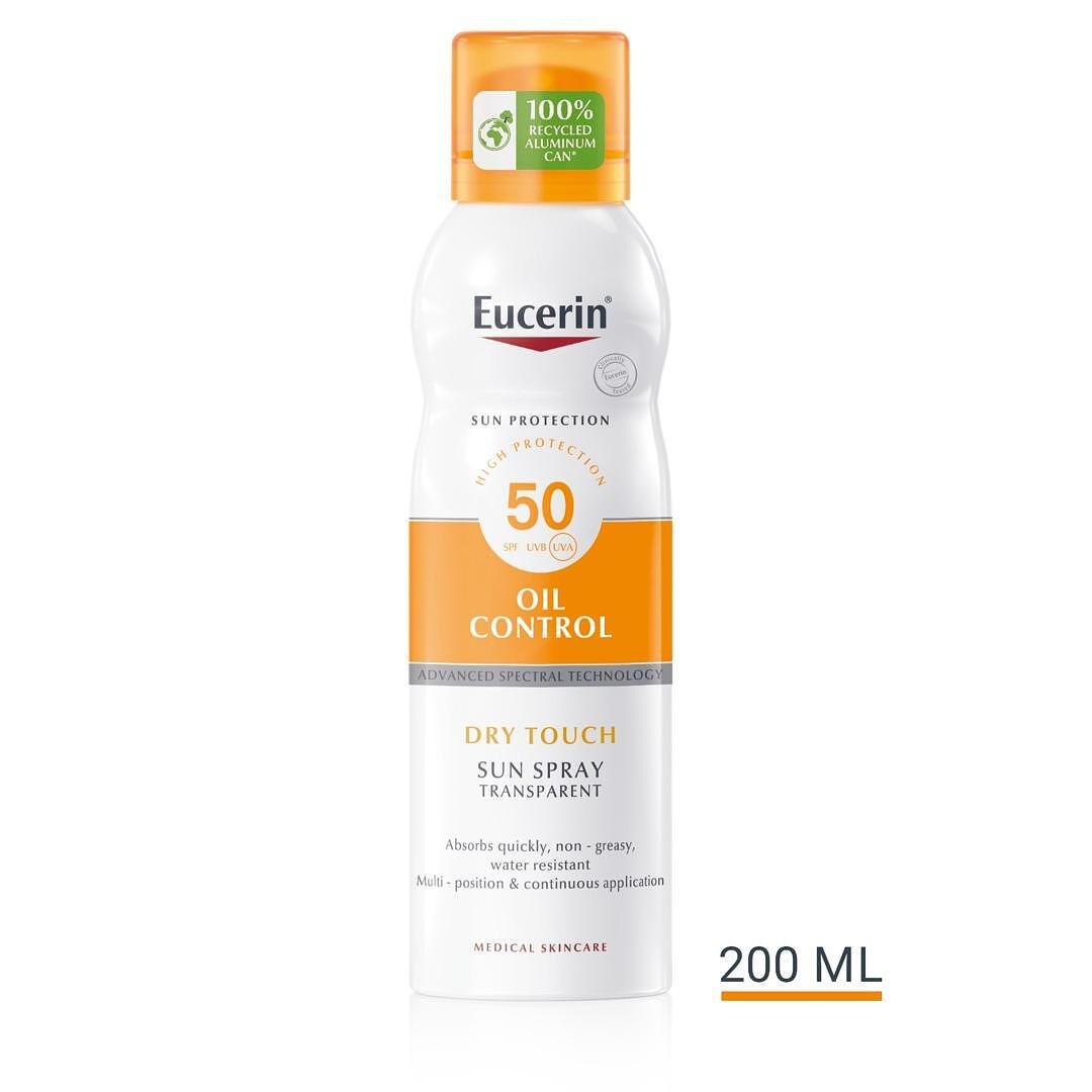 Eucerin Sun Sensitive Protect Слънцезащитен прозрачен охлаждащ спрей-аерозол SPF50 200 мл | Eucerin