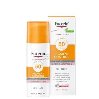 Eucerin Pigment Control Слънцезащитен флуид за лице SPF50+ x50 мл | Eucerin