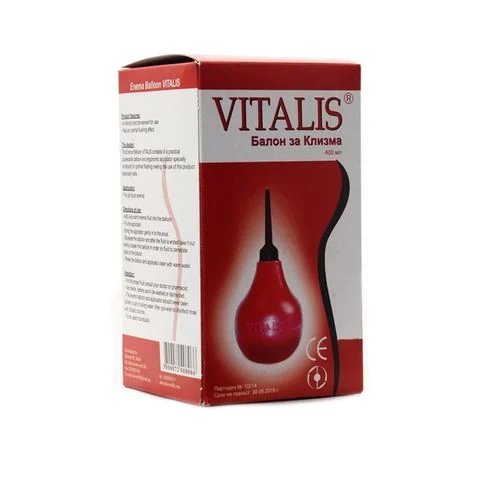 Балон за клизма за възрастни х 400 мл | Vitalis
