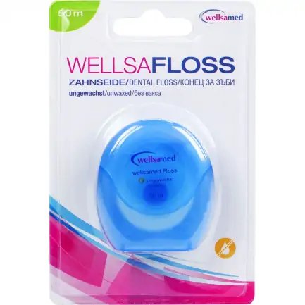 Wellsamed конец за зъби Neutral без вакса х 50 м | Wellsamed