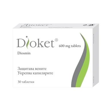 Диокет за здрави вени и капиляри 600 мг x 30 табл. | UCB Pharma