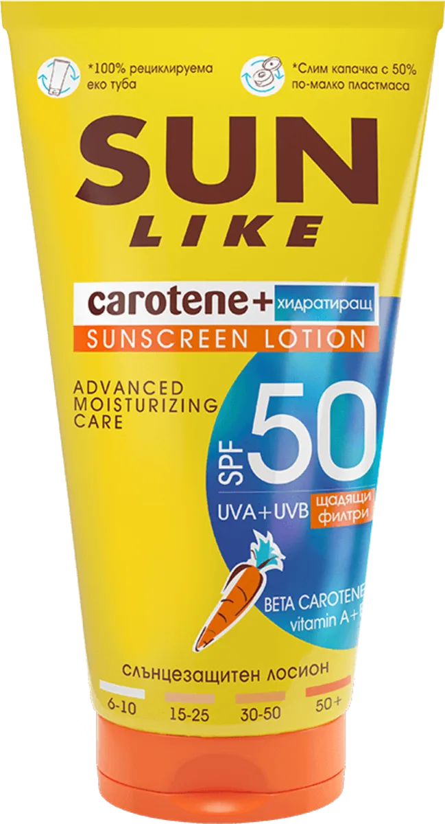 Sun Like Слънцезащитен лосион SPF 50, 125 ml | Agiva