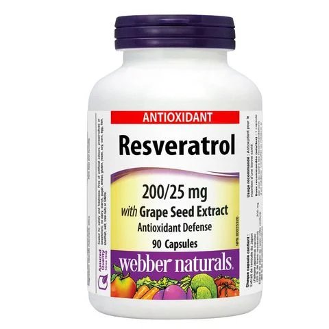 Ресвератрол х90 капсули | Webber Naturals
