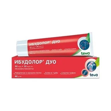 Ибудолор дуо при травми и контузии гел х 60 гр. | Teva Pharmaceuticals