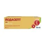Йодасепт при рани и изгаряния маз х 90 гр. | Teva Pharmaceuticals