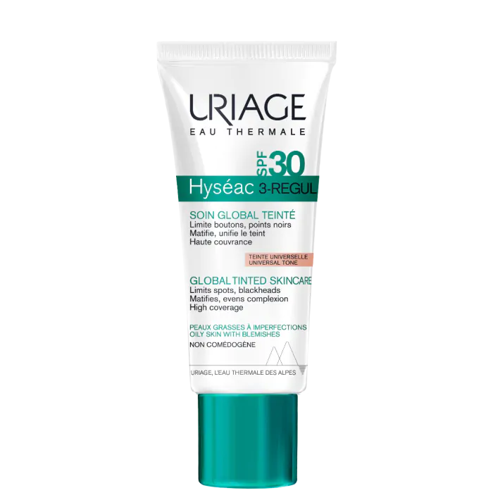 Uriage Hyseac 3-Regul Глобална тонирана грижа за мазна и комбинирана кожа SPF30 х40 мл | LABORATOIRES URIAGE