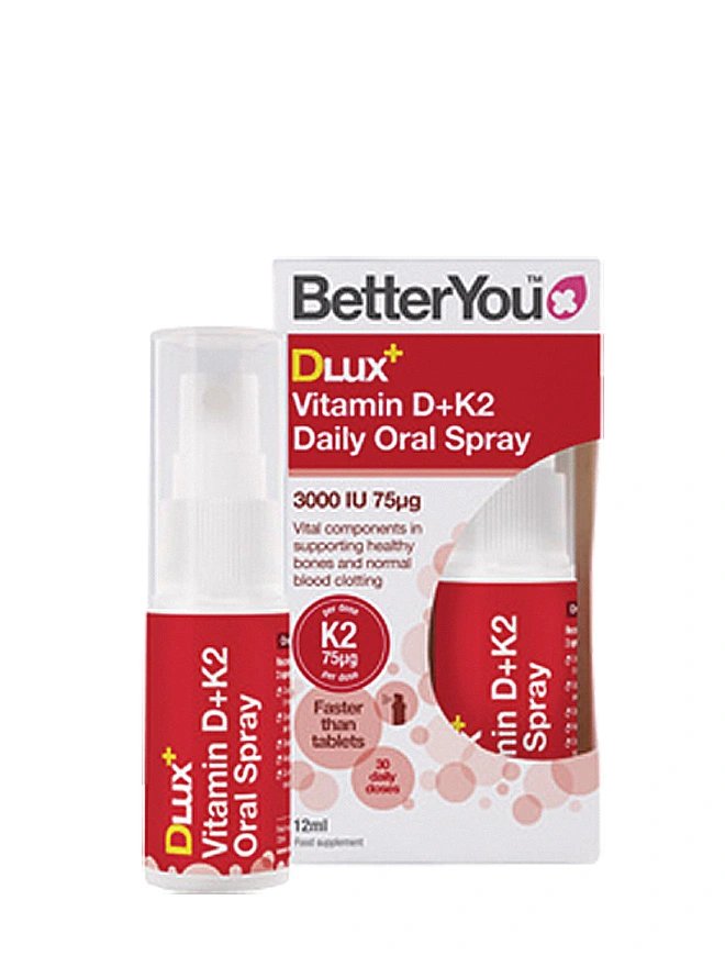 BetterYou DLux Витамин D3 + K2 Орален спрей 12 мл | BetterYou