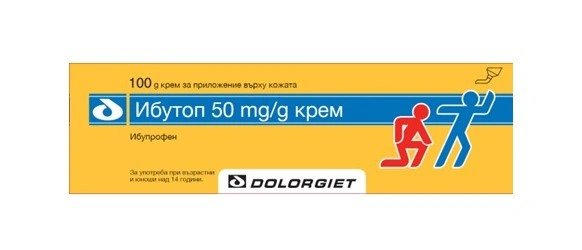 Ибутоп крем при болка в ставите и мускулите х 100 гр. | Natur Produkt