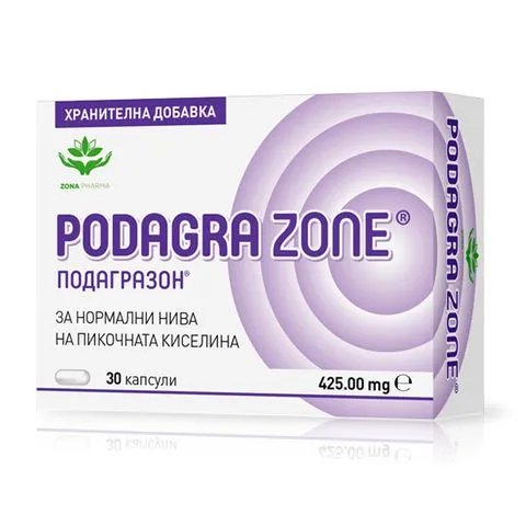 Подагразон за нормални нива на пикочната киселина х30 капсули | Zonapharm