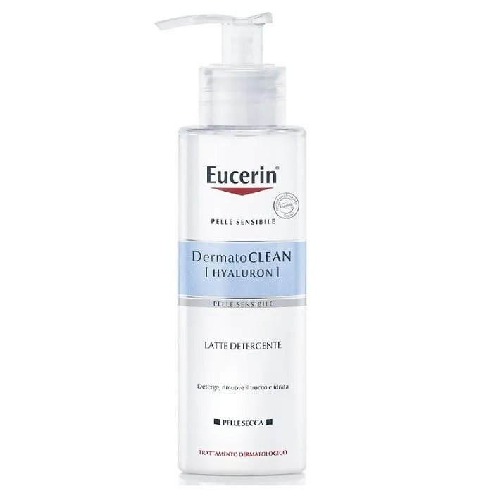Eucerin DermatoClean Hyaluron Почистващо мляко за суха кожа 200 мл. | Eucerin