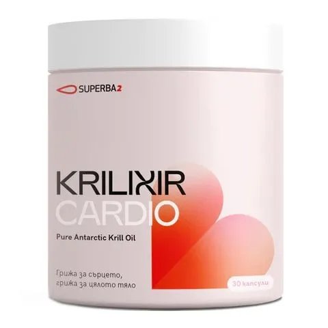 Krilixir Cardio Масло от антарктически крил за сърцето х30 капсули | Фитофарма