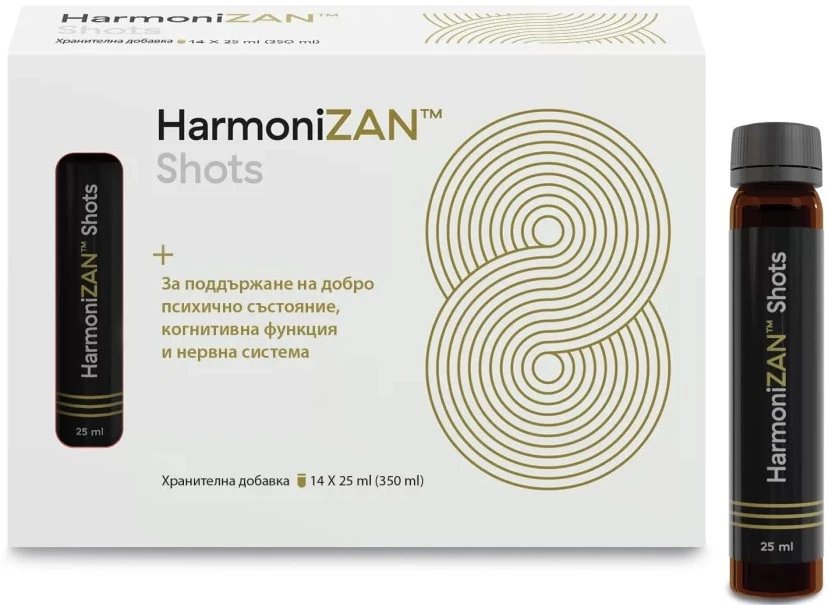 HarmoniZan Shots за хармонично ежедневие 25 мл х 14 флакона | Valentis