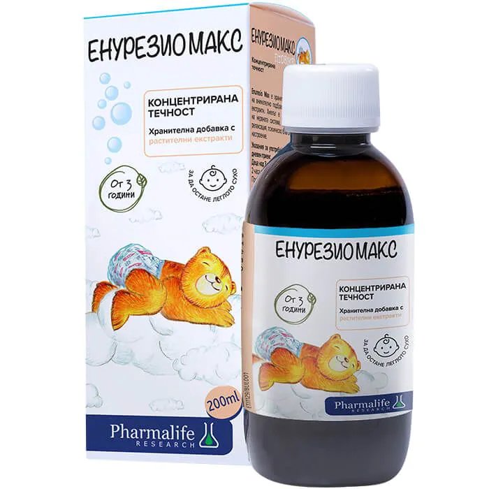 Енурезио Макс Бимби Билков сироп при нощно напикаване 200 мл | Naturpharma