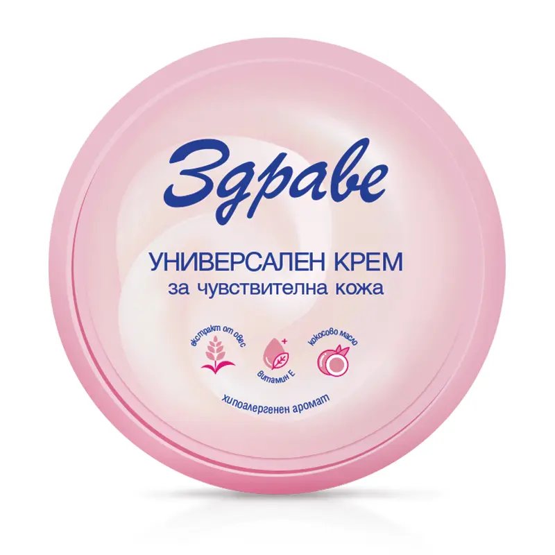 Здраве универсален хидратиращ крем за чувствителна кожа х 145 гр. | Aroma