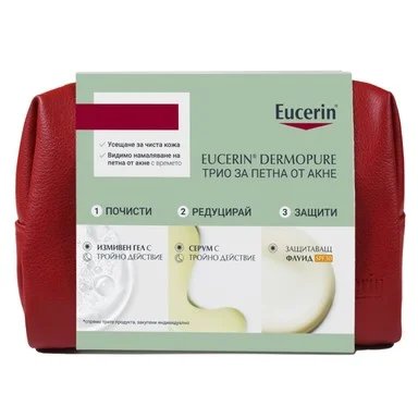 Eucerin DermoPure Комплект Трио за петна от акне | Eucerin