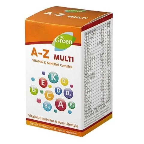 A-Z Мултивитамини и минерали х30 таблетки | Dr. Green