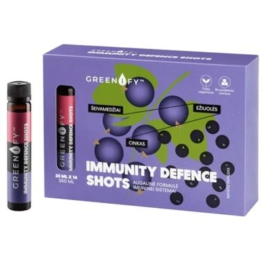 Гринифай (Greenify Immunity Defence) Шотове за имунна защита, 25 мл. х 14 броя | Valentis