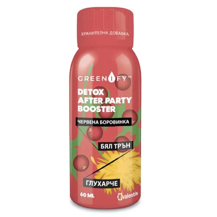 Гринифай ( Greenify Detox After Party Booster ) Детокс Афтър Парти Бустер 60 ml | Valentis