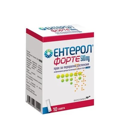 Ентерол Форте 500 мг х10 сашета | Biocodex