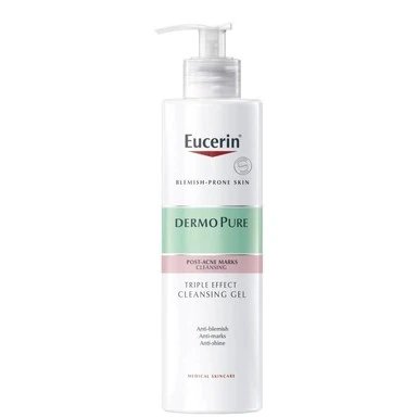 Eucerin DermoPure Измиващ гел с тройно действие за лице и тяло x400 мл | Eucerin