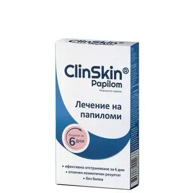 ClinSkin Papilom за отстраняване на папиломи x1 апликатор с 3 пластира | Naturprodukt