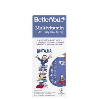 BetterYou Kids Мултивитаминен спрей за деца с вкус на шоколад и маршмелоу +1 година х25 мл | BetterYou