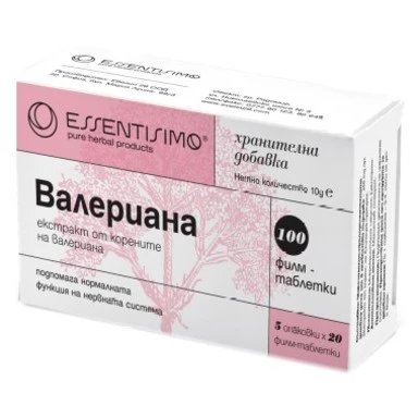 Валериана за успокоение 30 мг х100 таблетки | Евелин 29