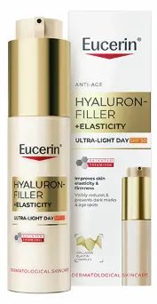 Eucerin Hyaluron-Filler + Elasticity SPF50 Ултралек дневен крем х 50 мл | Eucerin