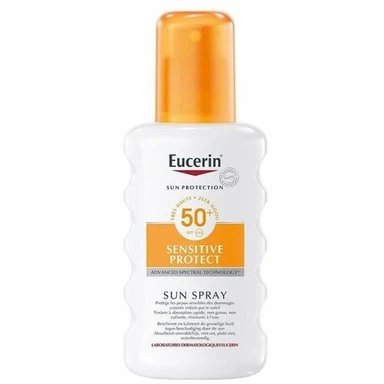 Eucerin Sensitive Protect Слънцезащитен спрей за тяло SPF50+ х200 мл | Eucerin