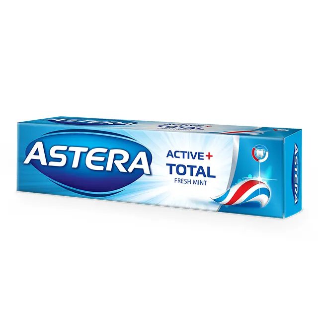 ASTERA ACTIVE+ TOTAL паста за зъби х 100 мл. | Aroma