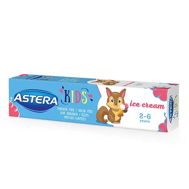 ASTERA KIDS ICE CREAM паста за зъби 2 – 6 години х 50 мл. | Aroma