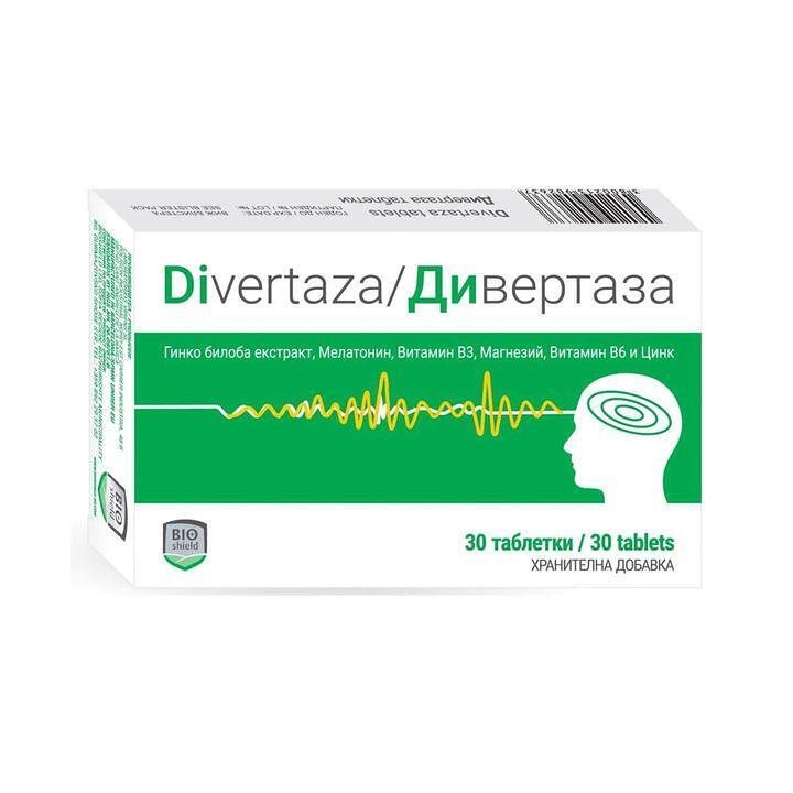 Дивертаза за нормално оросяване х 30 табл. | BioShield