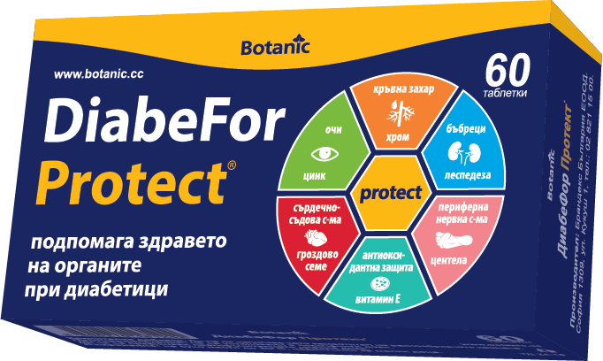Диабефор протект при диабет х 60 табл. | Botanic