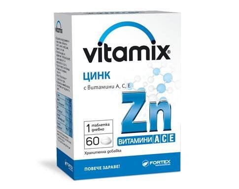 Витамикс цинк с витамин А, С, Е х 60 капс. | Fortex