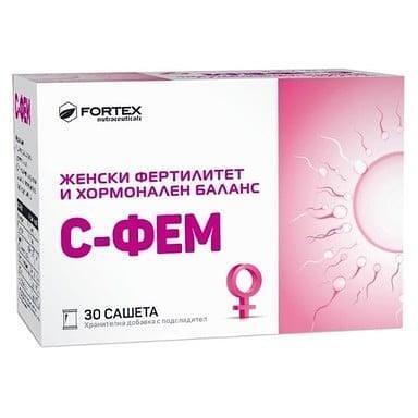 С-фем за женски фертилитет х 30 саш. | Fortex