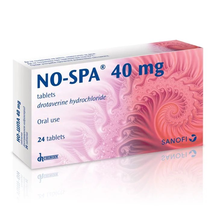 Но-Шпа при болки и спазми в корема 40 мг х 24 табл. | Sanofi