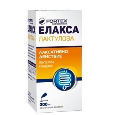 Елакса лактулоза сироп при запек х 200 мл. | Fortex