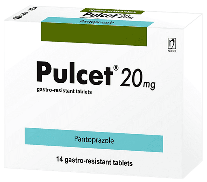 Пулсет при киселини и рефлукс 20 мг х 14 табл. | Nobel Pharma