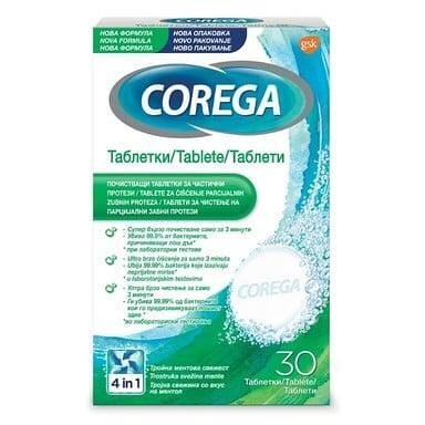 Корега партс почистващи таблетки за частични протези х 30 бр. | GlaxoSmithKline