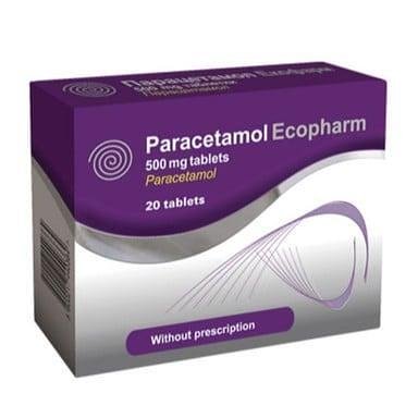 Парацетамол 500 нг. х 20 табл. | Ecopharm